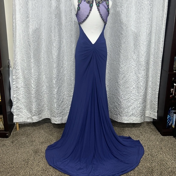 PURPLE SHERI HILL PROM DRESS - Picture 5 of 16